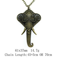 Birthday Gifts Necklace 45Cm Or 70Cm Long Chain Elephant Neck Decoration Choker Neck
