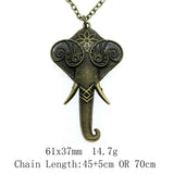 Birthday Gifts Necklace 45Cm Or 70Cm Long Chain Elephant Neck Decoration Choker Neck