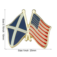 Scotland Flag Laple Pin Badge Brooch