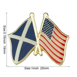 Scotland Flag Laple Pin Badge Brooch