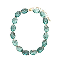 Vintage Ellipse Geometry Necklace Fashion Jewelry Women Trend Delicate Exaggerate Party Gifts Personality Accessories RG202