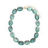 Vintage Ellipse Geometry Necklace Fashion Jewelry Women Trend Delicate Exaggerate Party Gifts Personality Accessories RG202