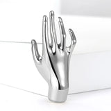 Glossy Hand Pins for Women Unisex Glossy Character Brooches Office Party Friend Gifts Jewelry Accessories