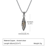 Punk Wishing Stone Necklaces for Men Boys,Stainless Steel Sun Pattern Lion Head Pendant Necklaces,Birthday Anniversary Gift