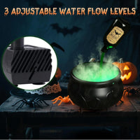 Halloween Black Wizard Bowl Magic Float Bottle and Diffuser Indoor Home Bar Magic Party Horror Ghost Props Halloween Decoration