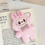Cute Rabbit Plush Doll Keychain Versatile Trendy Doll Bag Pendant Girl Kawaii Keychain Decoration Birthday Holiday Gift