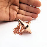 Ya.x Spinning Top Design Reiki Pendulum for Divination,Chakra Testing & Spiritual Energy Brass  Metal Pendulum