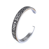 Norse Viking 316L Stainless Steel Thor's Hammer Bracelets For Men Women Paracord Amulet Runes Bangles Jewelry Gifts Wholesale