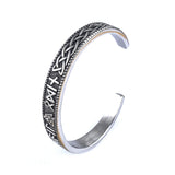 Norse Viking 316L Stainless Steel Thor's Hammer Bracelets For Men Women Paracord Amulet Runes Bangles Jewelry Gifts Wholesale