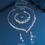 4/3 Pieces Of Wedding Season Women's Claw Chain Series Earrings, Necklaces, Bracelets, Jewelry Sets, Banquet And Holiday Gifts92