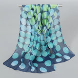 Indian Style New Chiffon Scarves Women Breathable Thin Simulation Silk Scarf Ladies Shawl And Wraps Women Printing Hijab Stole