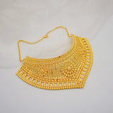 Dubai Gold Color Jewelry Set Wedding African Indian Ethiopian  Bridal Sets Nigerian Necklace Bracelet Earring Ring Jewellery
