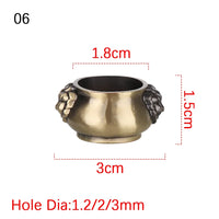 Durable Antique Style Incense Burner Air Purification Metal Aroma Furnace Gifts Wishing Aladdin Lamp Home Decor