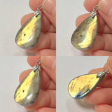 Pendant Natural Stone Irregular Shape Blue Purple Labradorite Pendant for Women Men Jewelry 1Pcs