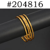 Anniyo 4Pieces Thin Bracelet For Women Girls Middle East Africa Arabia Ethiopian Wedding Party Christmas Gifts #204516