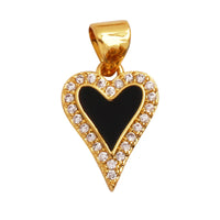 Peace Sign Feather Talisman Amulet Witch Religious Charm Pendant,MAMA Love Heart Wiccan Zircon Necklace Jewelry Findings L61