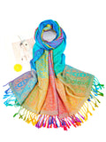 Fashion Women's Silk Scarf Luxury Satin Shawl Wraps pashmina scarf