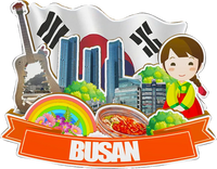 Decorative Magnets for Suwon  Incheon Busan Jeju Seoul South Korea City Landmark Souvenirs 3D Wooden Fridge Stickers