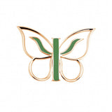 Hanreshe Classic Butterfly Psi Psychology Brooch Pins Medical Enamel Lapel Badge Jewelry Gift for Psychiatrist Doctor Nurse
