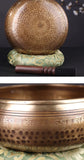 Nepal Large Bowl Singing 20cm Copper Handmade Buddha Bowls Tibetan Yoga Bowl Meditation Tools Buddha Sound Bowls Awareness Set