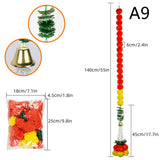 1Pc Indian Style Marigold Flower Garland With Flowers For Day Of The Dead Diwali Home DIY Craft Party Halloween Party Decor