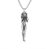 Retro Gothic Mysterious Demon Angel Wings Pendant Necklace Men's Punk Hip Hop Trendy Cool Jewelry Boy Gift