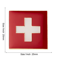 Switzerland Lapel Pin Flag badge Brooch Pins Badges
