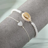 Bohemia Natural Shell Anklets for Women Foot Jewelry Summer Beach Barefoot Bracelet Ankle on Leg Chian Ankle Strap Accessories