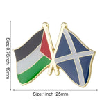 Scotland Flag Laple Pin Badge Brooch