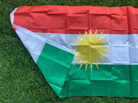 SKY FLAG Kurdish flag 60x90cm 90*150cm Kurdistan Flag Hanging Polyester Kurdish Flag and Bannes Home Decoration flag