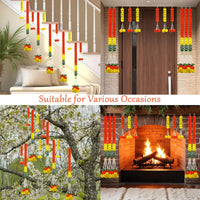 5-50PCS Marigold Flower Garland for Decoration Artificial Flowers Wedding Indian Décor Diwali Pooja Day of The Dead Mexican 1.5m