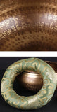 Nepal Large Bowl Singing 20cm Copper Handmade Buddha Bowls Tibetan Yoga Bowl Meditation Tools Buddha Sound Bowls Awareness Set