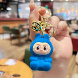 Cross-Border Hot Sale Cartoon Keychain Plush Key Holder Cute Doll Bag Pendant Toy Machine Hanging Decoration Flocking Sheep