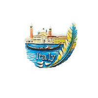 Italian Bay Fridge Magnet - 3D Coastal Travel Souvenir Mediterranean Seascape Decor Unique Europe Gift with Strong Magnet