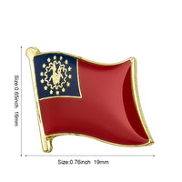 Country Flag Badge Flag Brooch National Flag Lapel Pin International Travel Pins Collections