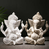 Resin Indian Ganesha Shiva God Statue Sai Baba of Shirdi Sculpture Lord Hanuman Hindu Buddha Religious Fengshui Home Decor