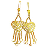 Retro Brass Earrings 24K Gold Plated Dubai African Nigeria Kundan Fan Shape Earrings Indian Luxury Jewelry For Women Gifts Whole