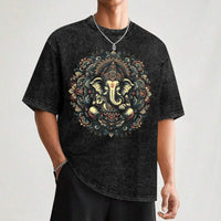 HINDU GOD GANESH T-Shirt blue lock Funny t-shirts anime figures luxury t-shirt mens white t shirts