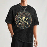 HINDU GOD GANESH T-Shirt blue lock Funny t-shirts anime figures luxury t-shirt mens white t shirts