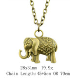 Birthday Gifts Necklace 45Cm Or 70Cm Long Chain Elephant Neck Decoration Choker Neck