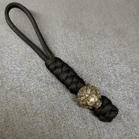 Vintage Hand-knitted Lanyard Keychain Biker helmet Pendant Paracord Rope weave Accessories Bag Hanging Handmade Car Keyring