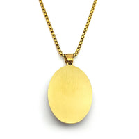 Christian San Judas Tadeo Glass Medal Pendant Necklace for Women Men Stainless Steel Gold Color Saint Jude Amulet Jewelry Gift