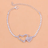 Women's Charm Metal Pearl Anklet Golden Multilayer Foot Chain Bohemia Fashion Rhinestone Ankle Bracelet Beach Jewelry Accessory