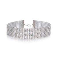 TOP Quality Cool Shiny Rhinestone Bundle Neck Popular Element Collar Necklace Punk Hip Hop Women's Choker Gift Korean Jewelry