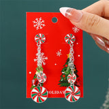 New Fashion Soldier King Pendant Earrings for Women Cute Animal Koala Rhinestone Bells Drop Earring New Year Holiday Jewelry