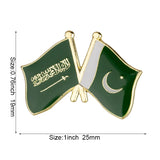 Pakistan Flag Badge Brooch Natinal Lapel Pins Flag Lapel Pins Country Flag Badge