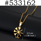 Anniyo (1Piece) Ashur Necklaces Lama,Lamma,Ezidi Winged Bull Lamassu Yezidi Lalish Yazidis Assyrian Jewelry #532862