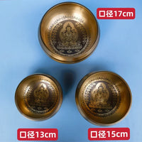 Nepal Handmade Singing Bowl Yoga Meditation Buddha Copper Chime Professional Tibetan Bowls Sound Healing Instrument Ornaments