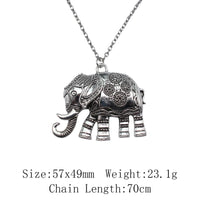 Birthday Gifts Necklace 45Cm Or 70Cm Long Chain Elephant Neck Decoration Choker Neck