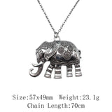 Birthday Gifts Necklace 45Cm Or 70Cm Long Chain Elephant Neck Decoration Choker Neck